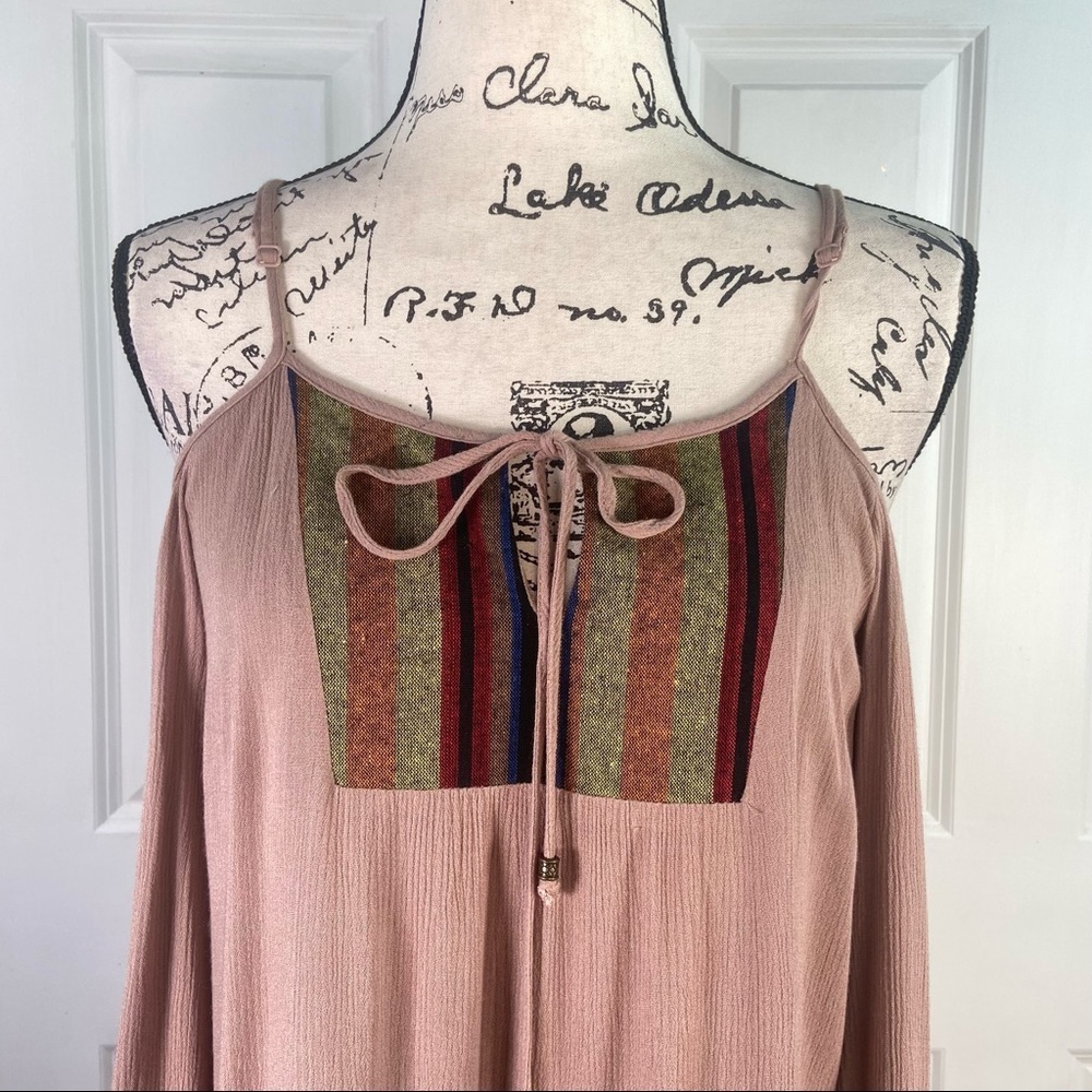 Double Zero Bohemian Cover-Up Mini Dress - Picture 5 of 14